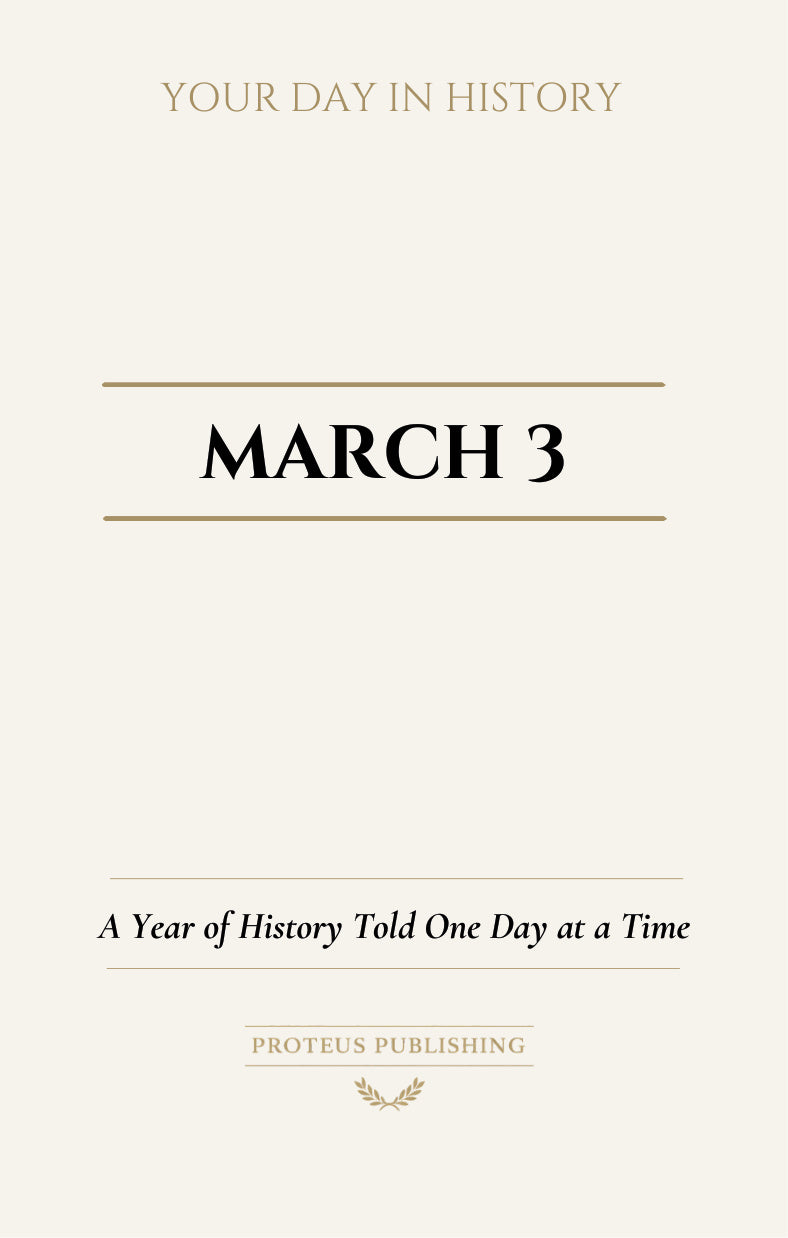 Date with History: March 3 - Front Cover
