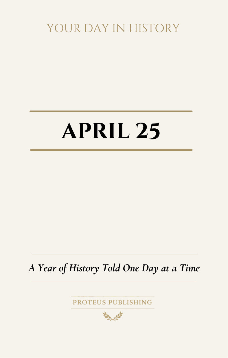 Date with History: April 25 - Front Cover