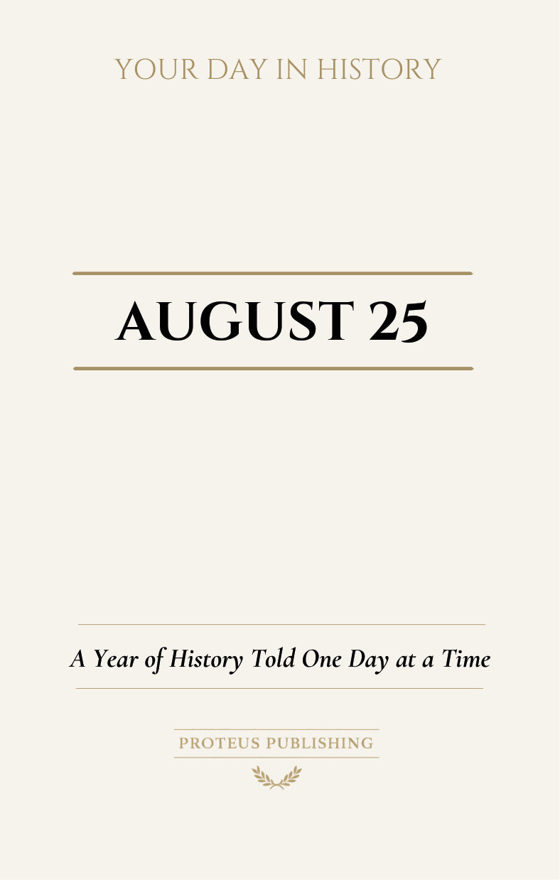 Date with History: August 25 - Front Cover