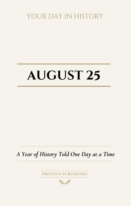 Date with History: August 25 - Front Cover