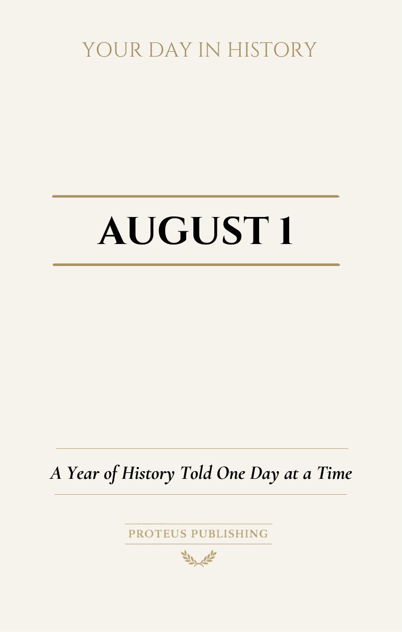 Date with History: August 1 - Front Cover