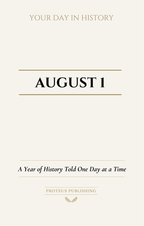 Date with History: August 1 - Front Cover