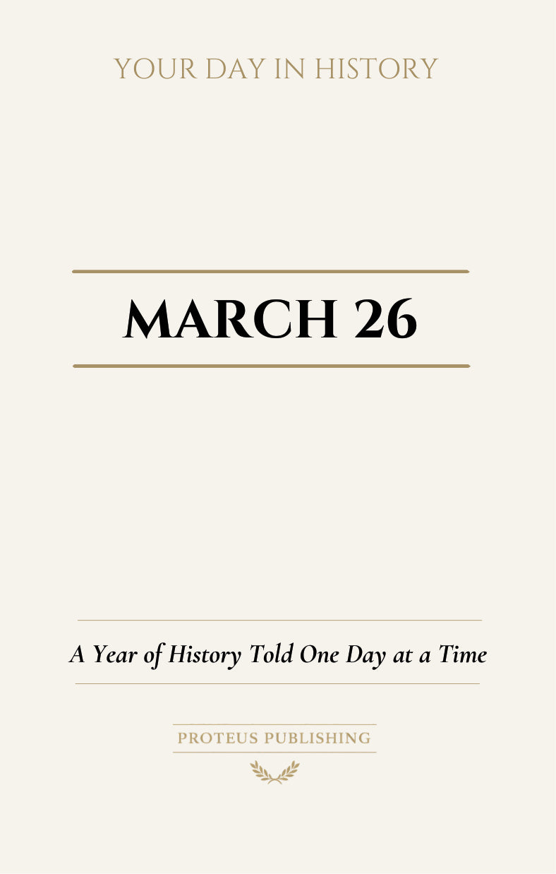 Date with History: March 26 - Front Cover