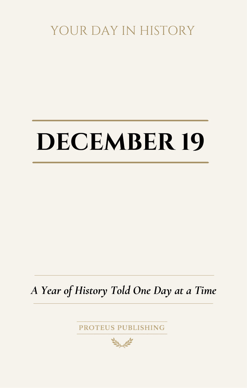 Date with History: December 19 - Front Cover