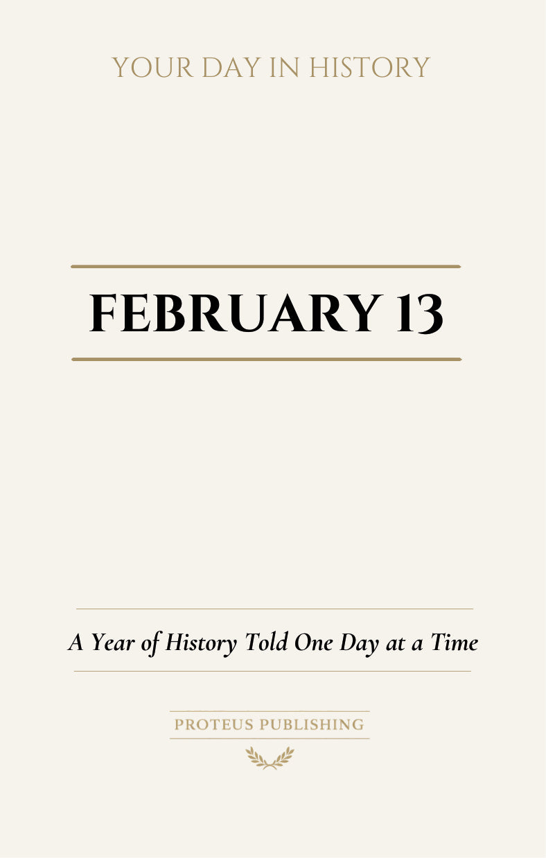 Date with History: February 13 - Front Cover