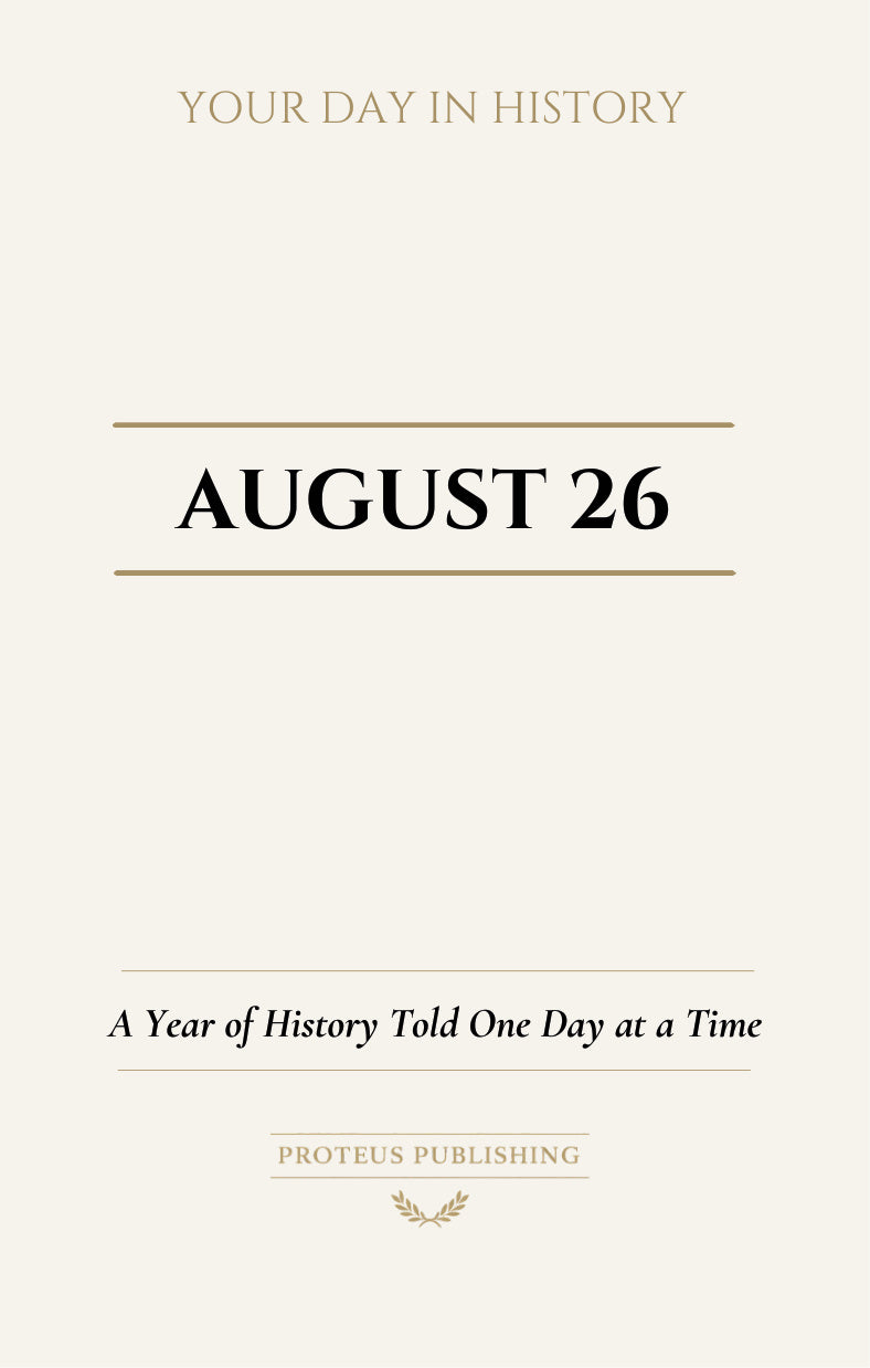 Date with History: August 26 - Front Cover
