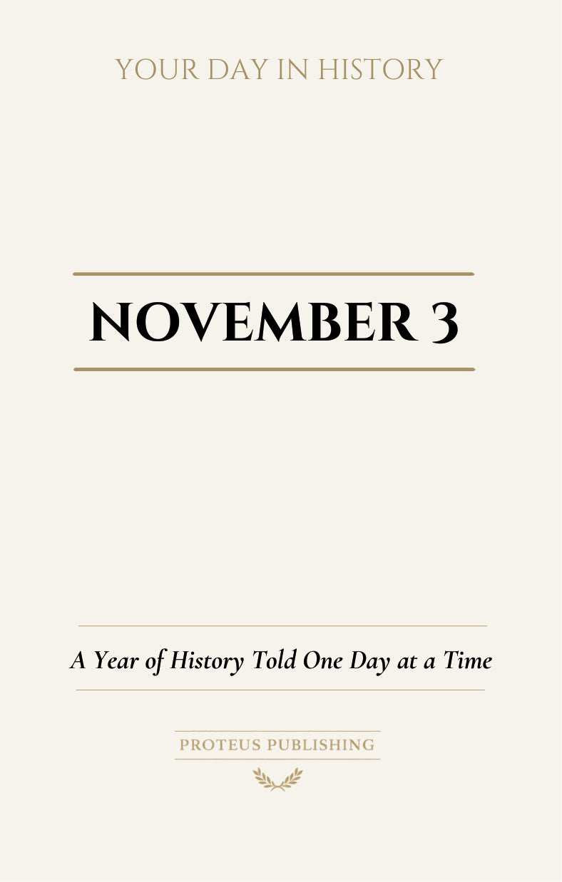Date with History: November 3 - Front Cover