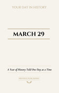 Date with History: March 29 - Front Cover