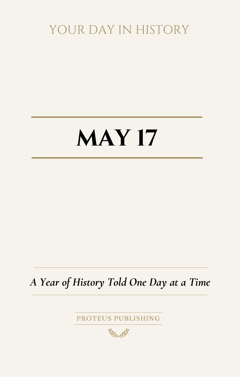 Date with History: May 17 - Front Cover