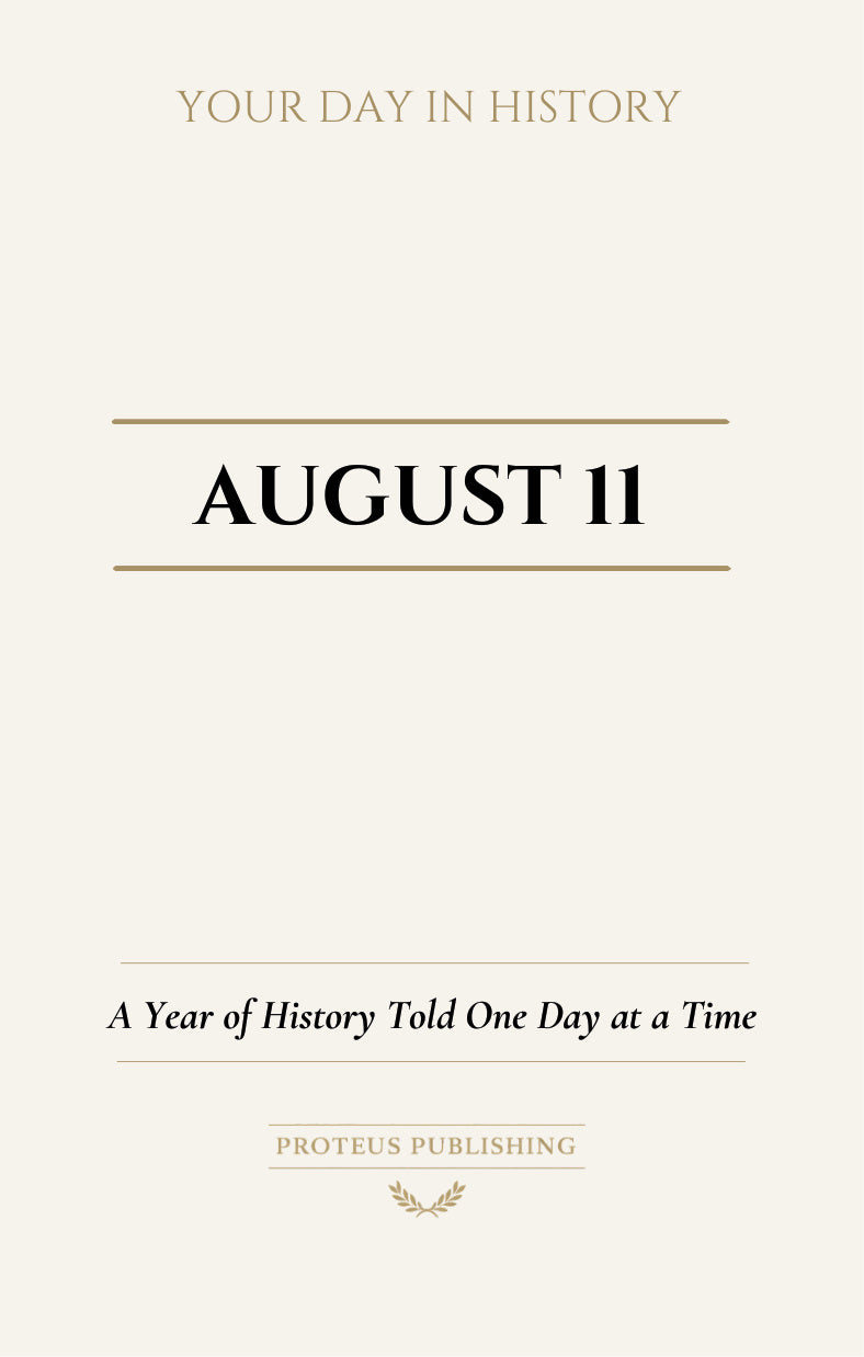 Date with History: August 11 - Front Cover