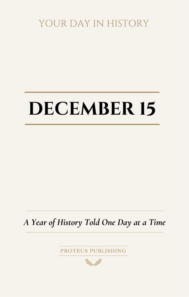 Date with History: December 15 - Front Cover