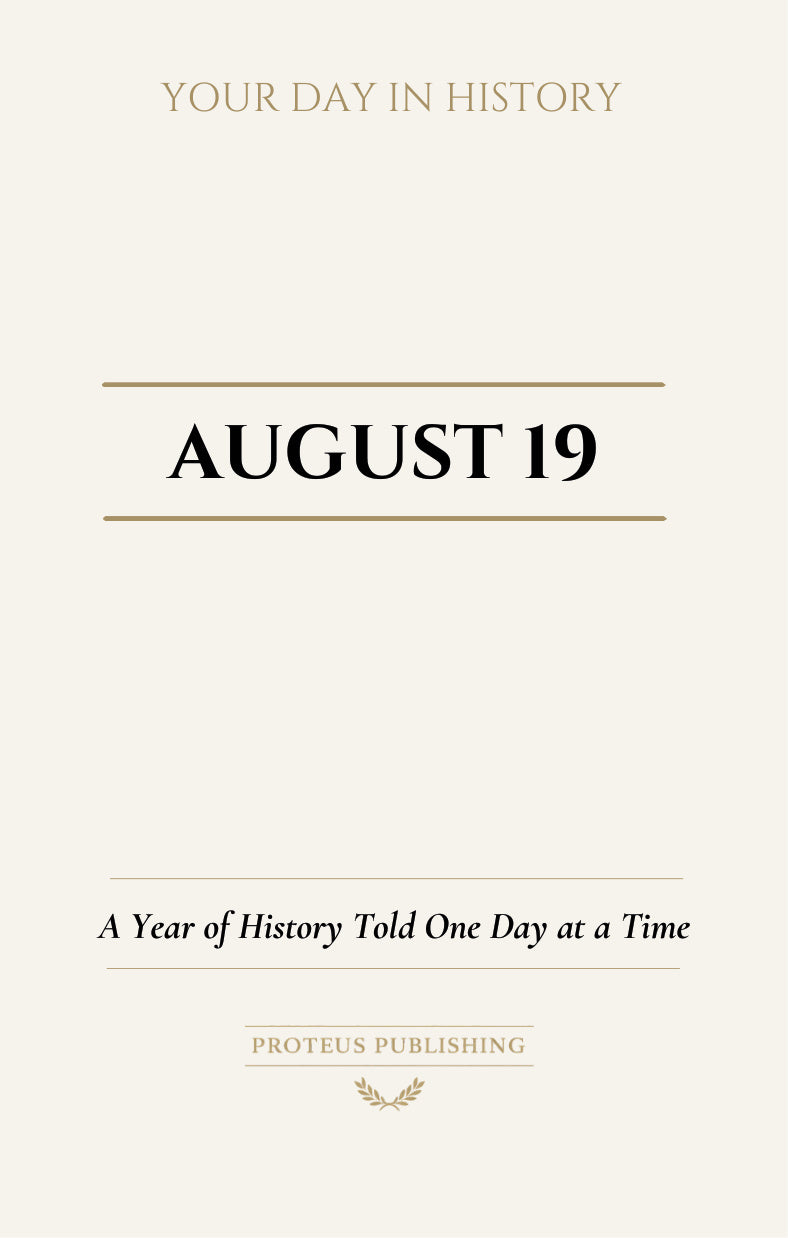 Date with History: August 19 - Front Cover