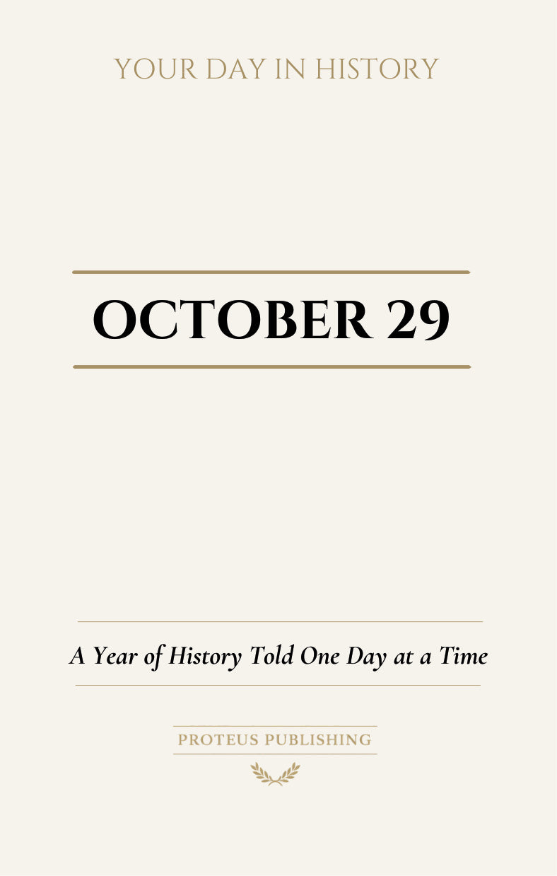 Date with History: October 29 - Front Cover