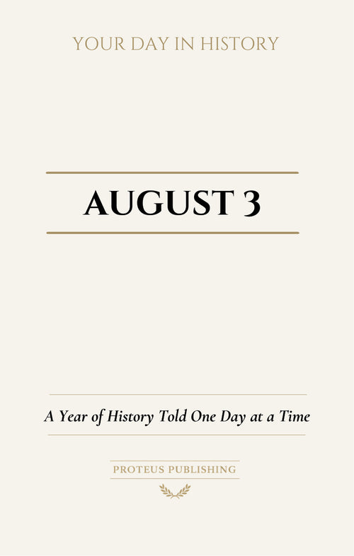 Date with History: August 3 - Front Cover