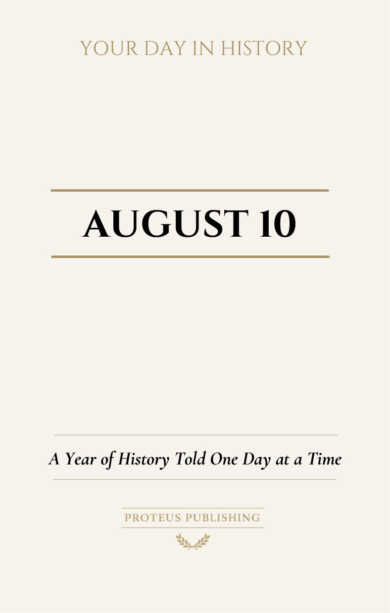 Date with History: August 10 - Front Cover