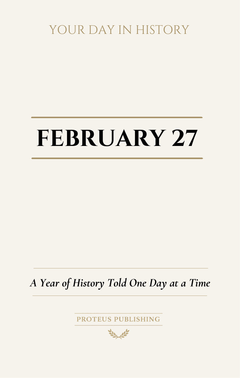 Date with History: February 27 - Front Cover