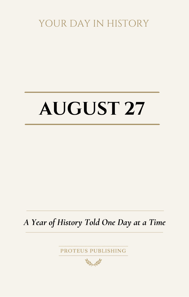 Date with History: August 27 - Front Cover