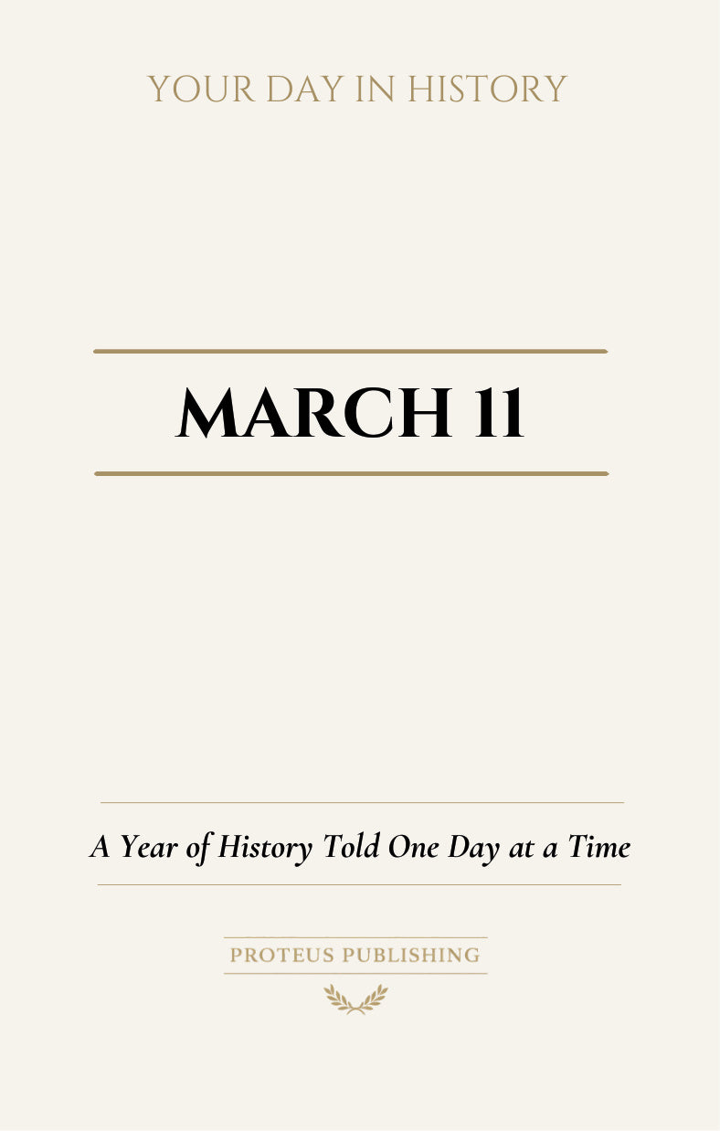 Date with History: March 11 - Front Cover