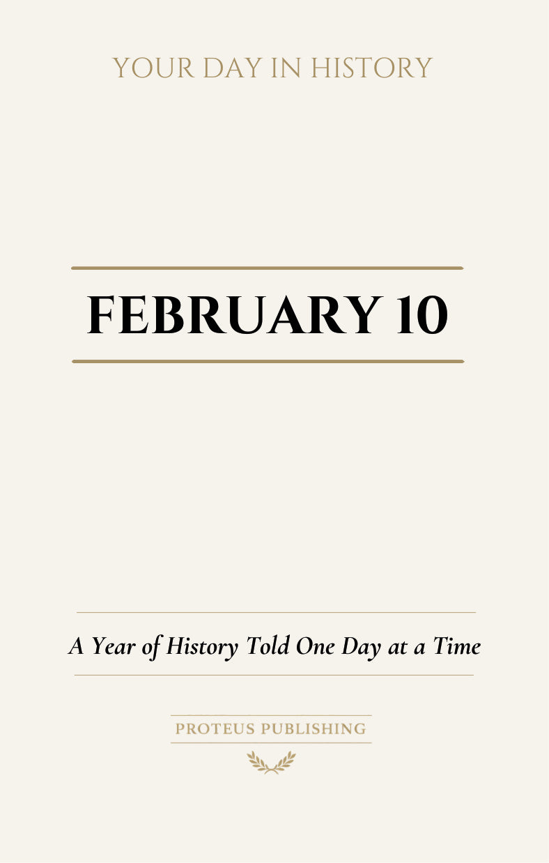 Date with History: February 10 - Front Cover