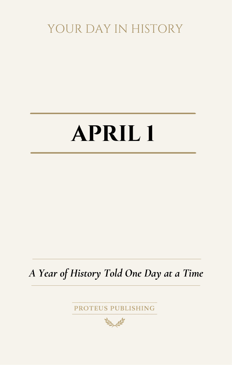 Date with History: April 1 - Front Cover