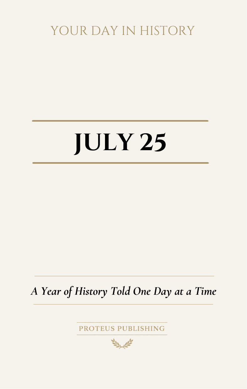 Date with History: July 25 - Front Cover