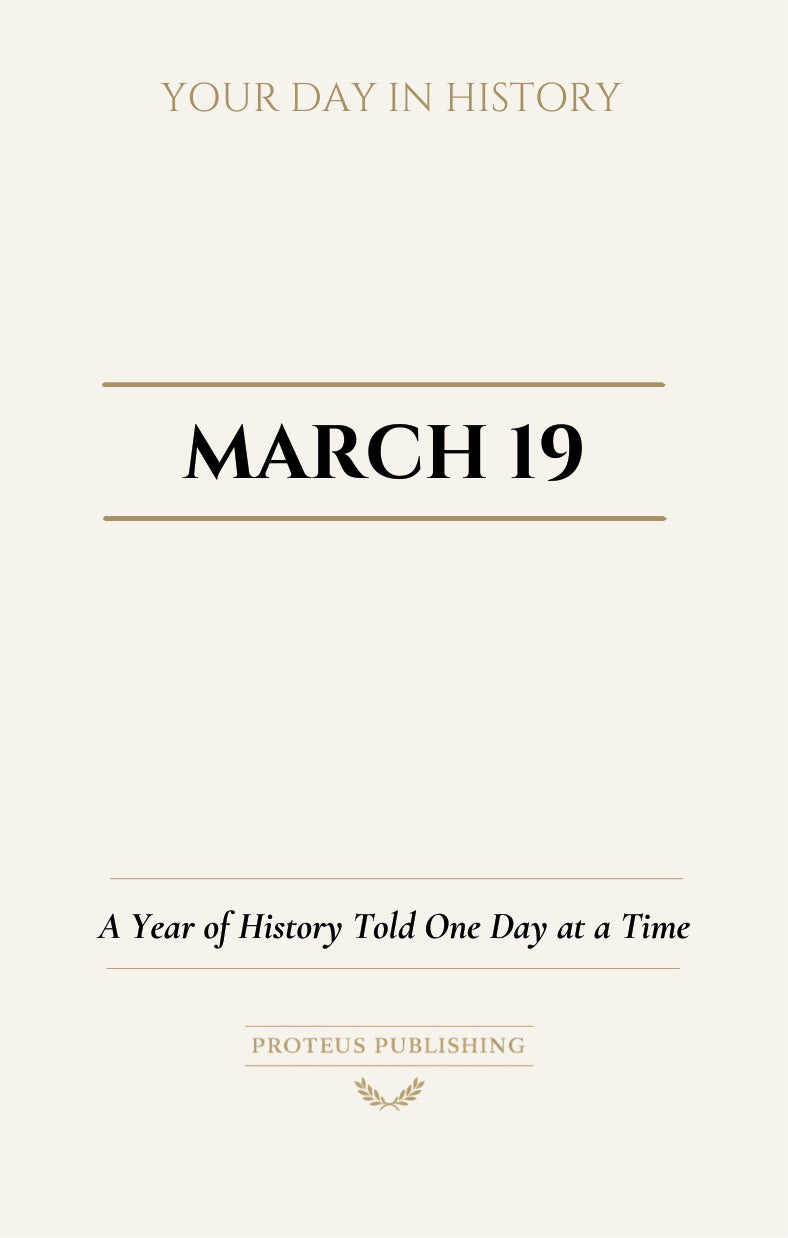 Date with History: March 19 - Front Cover