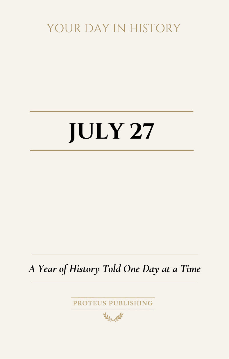 Date with History: July 27 - Front Cover