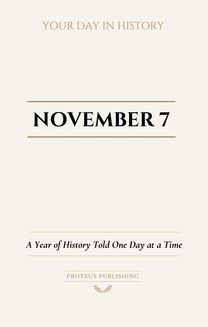 Date with History: November 7 - Front Cover