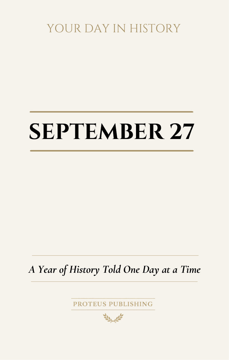 Date with History: September 27 - Front Cover