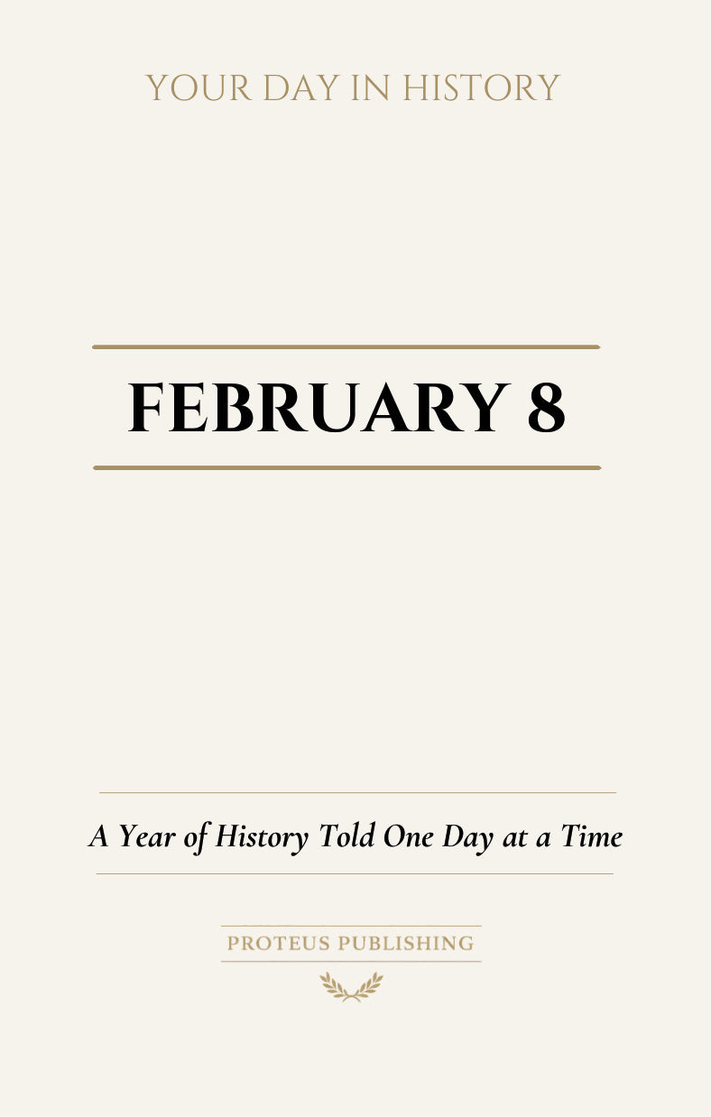 Date with History: February 8 - Front Cover