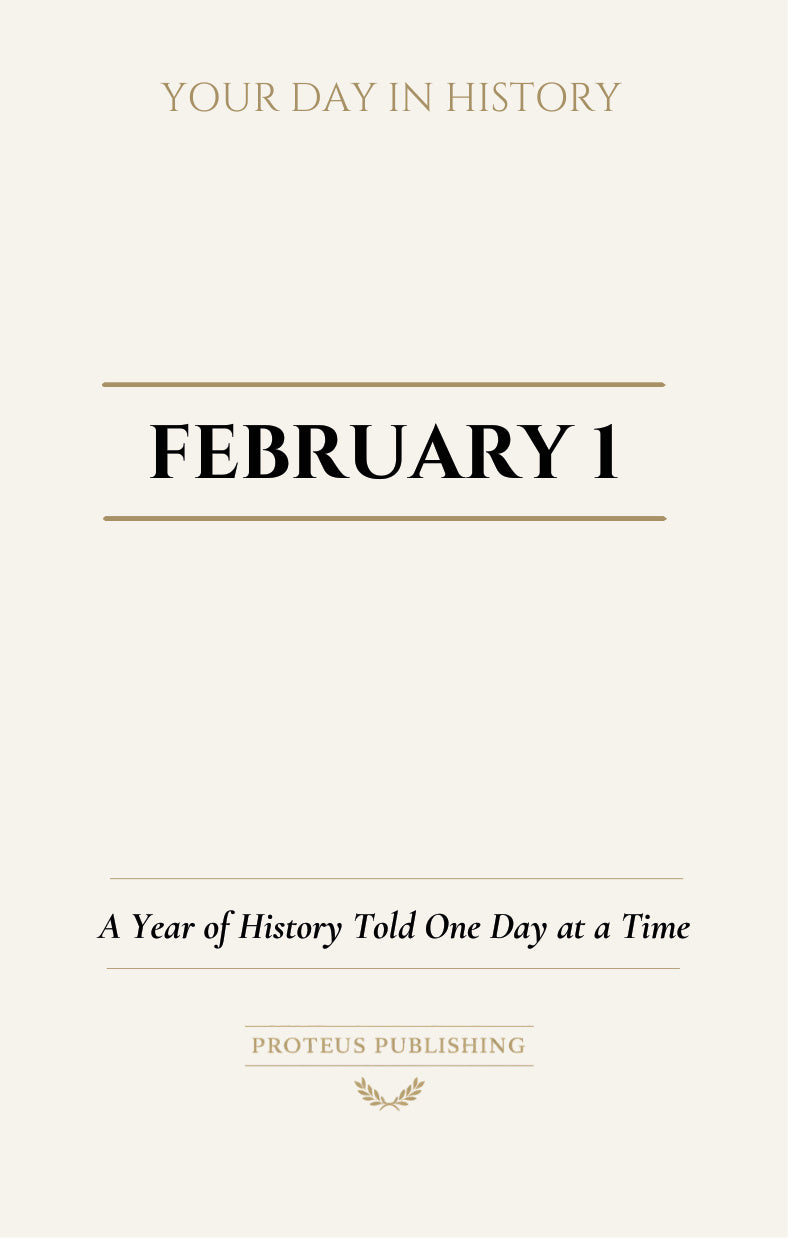 Date with History: February 1 - Front Cover