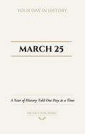 Date with History: March 25 - Front Cover