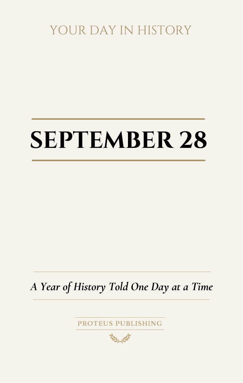 Date with History: September 28 - Front Cover