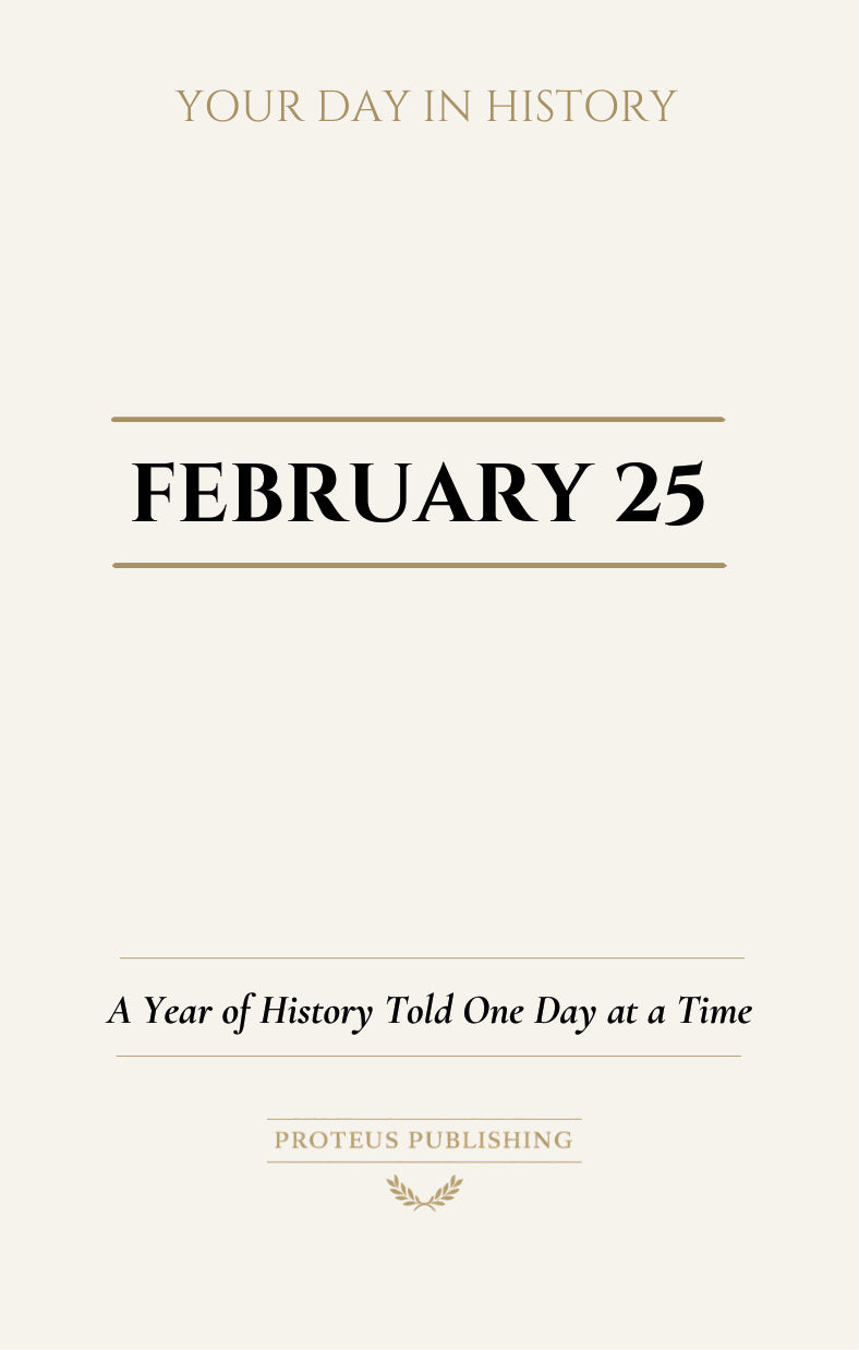 Date with History: February 25 - Front Cover