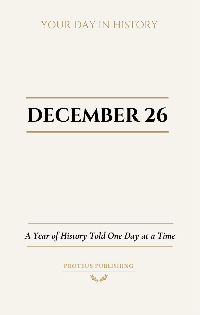 Date with History: December 26 - Front Cover