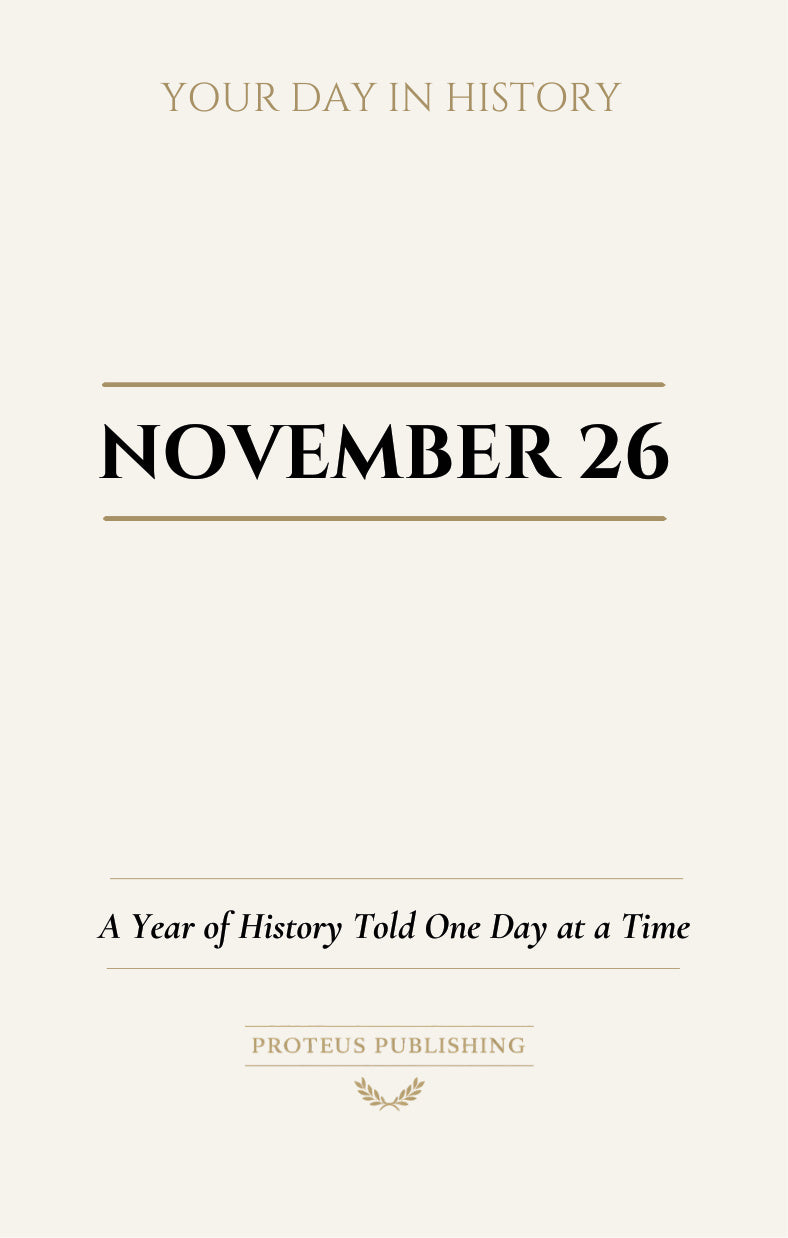 Date with History: November 26 - Front Cover