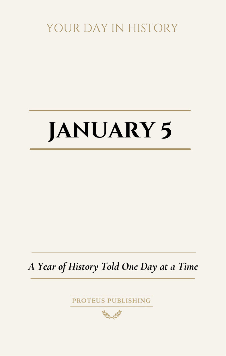 Date with History: January 5 - Front Cover