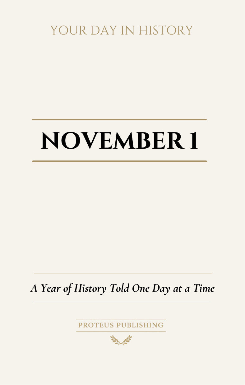 Date with History: November 1 - Front Cover