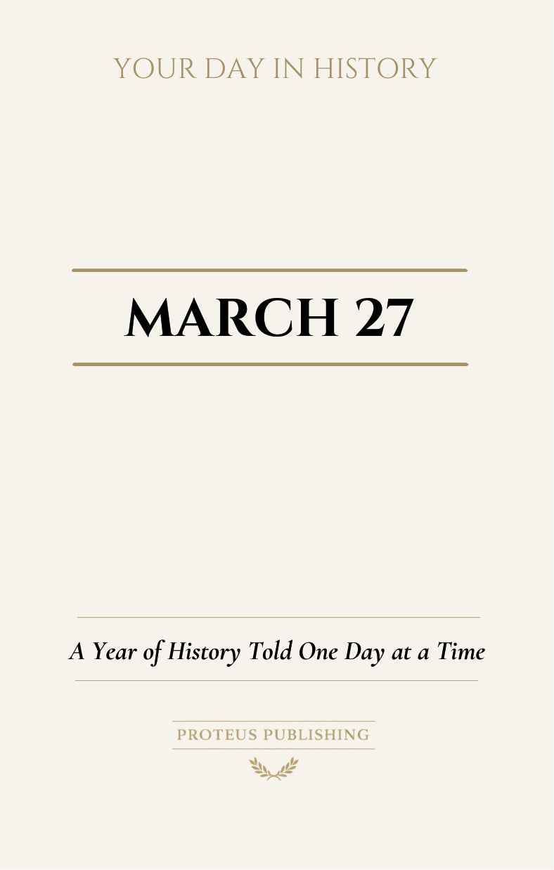 Date with History: March 27 - Front Cover