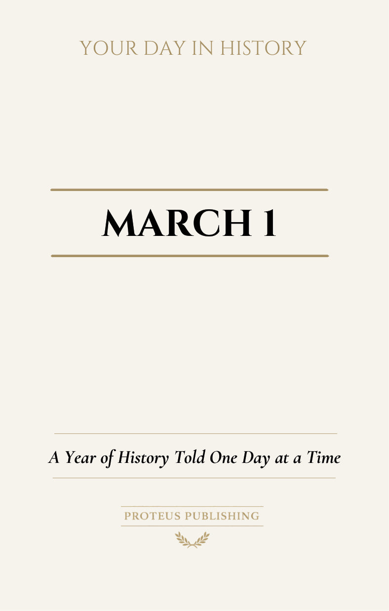 Date with History: March 1 - Front Cover