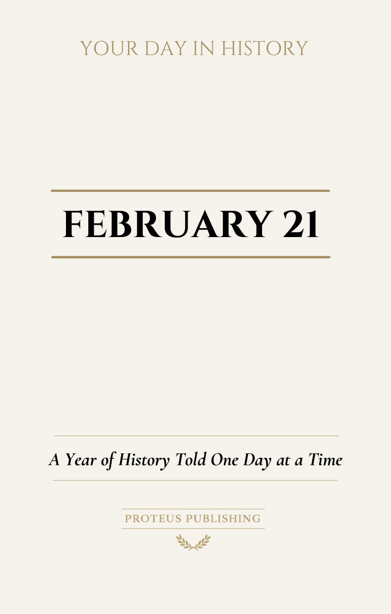 Date with History: February 21 - Front Cover
