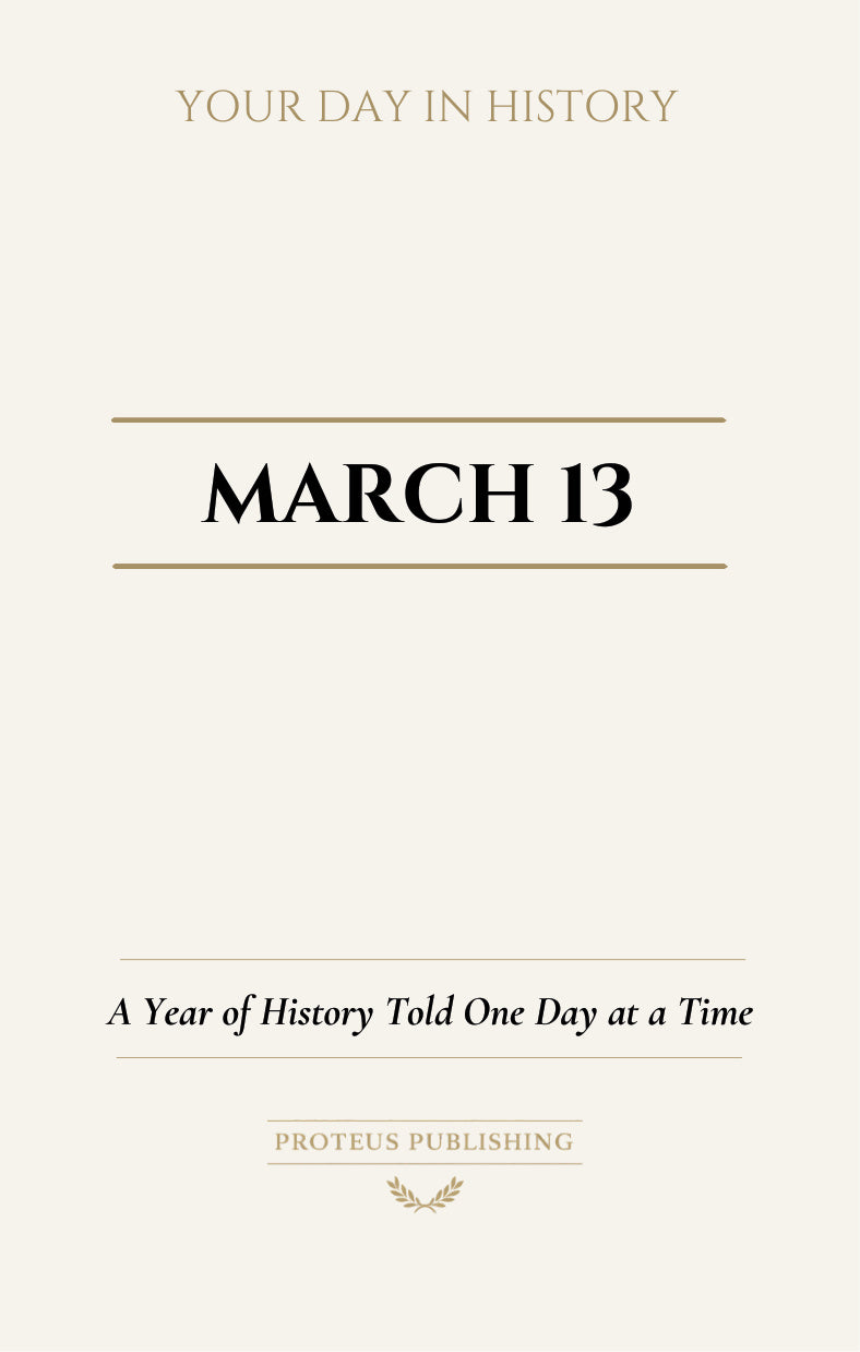 Date with History: March 13 - Front Cover