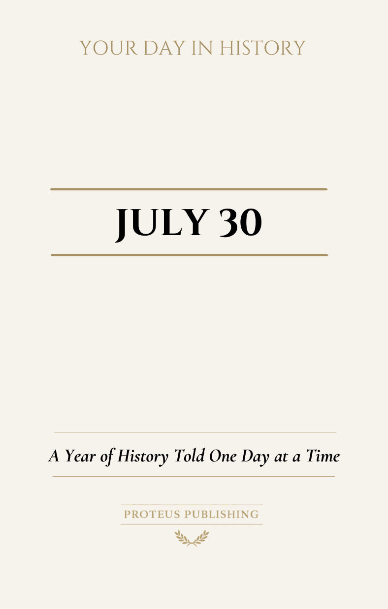 Date with History: July 30 - Front Cover
