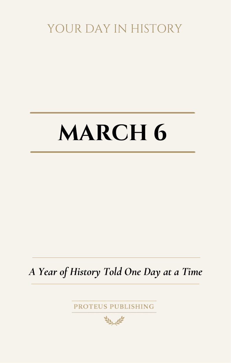 Date with History: March 6 - Front Cover