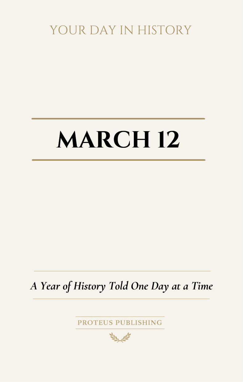 Date with History: March 12 - Front Cover
