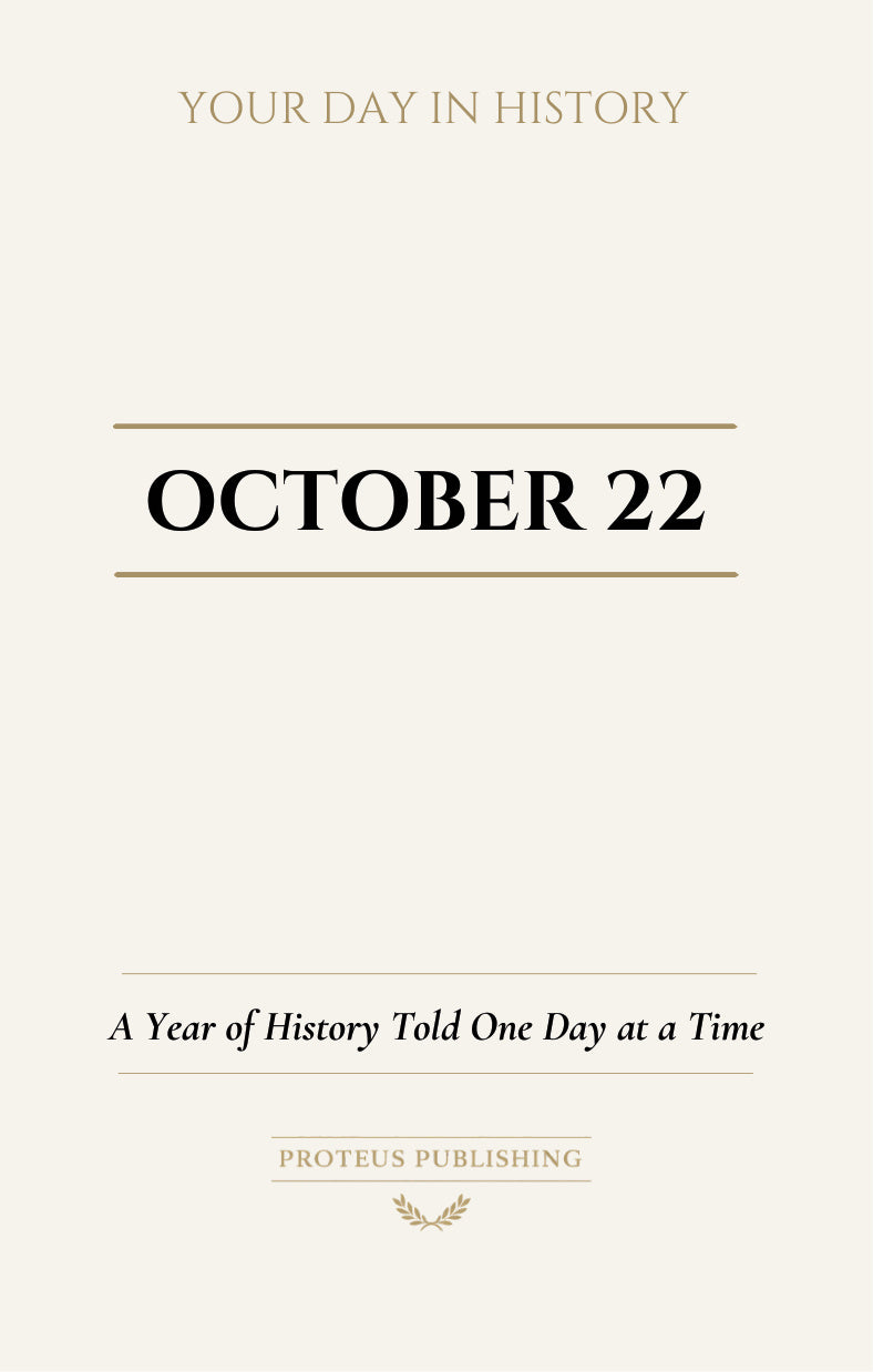 Date with History: October 22 - Front Cover